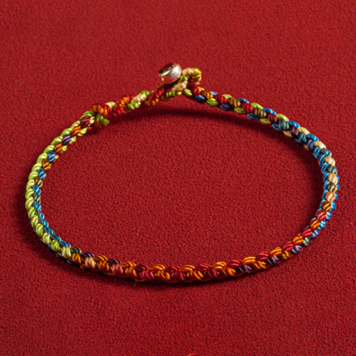 BWOOOH "May you be blessed with peace and safety in all four seasons" Lucky Multicolored Bracelet