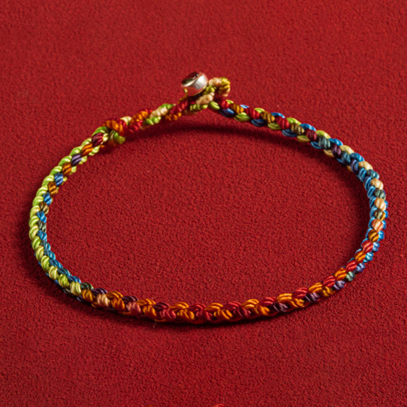 BWOOOH "May you be blessed with peace and safety in all four seasons" Lucky Multicolored Bracelet