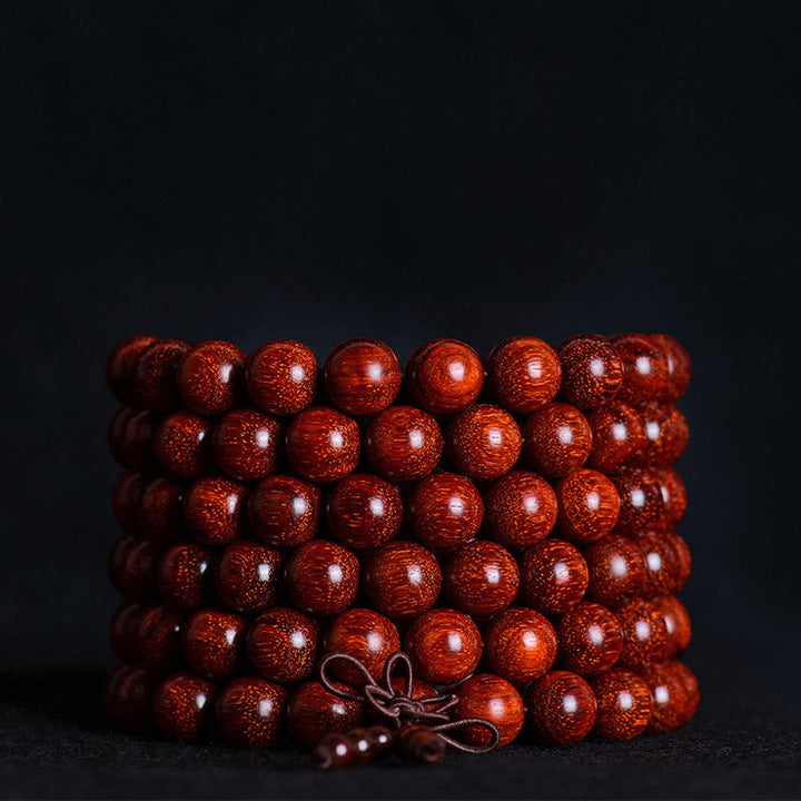 Tibetan Small Leaf Red Sandalwood Balance Bracelet (Extra 30% Off | USE CODE: FS30)