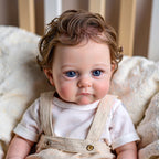 12" & 16"  Lifelike Awake Full Silicone Realistic Baby Doll With Bright Blue Eyes, Cute Toddler Reborn Baby Doll Boy or Girl Jenny