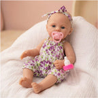 SilkyDream 12-inch All-Silicone Rebirth Doll - Washable, Flexible Limbs, Taiwanese Acrylic Realistic Sleeping Eyes, 1kg Realistic Touch Comforting Doll