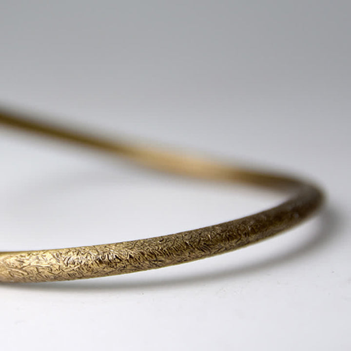 BWOOOH Simple Design Copper Luck Adjustable Cuff Bracelet | natural stone spiritual bracelet for healing and mindful living