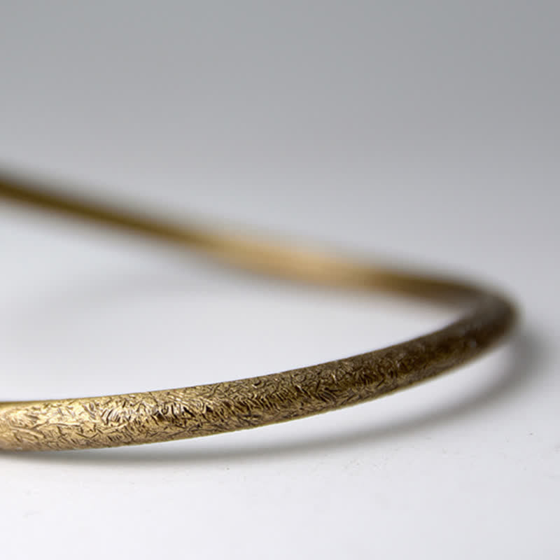 BWOOOH Simple Design Copper Luck Adjustable Cuff Bracelet | natural stone spiritual bracelet for healing and mindful living