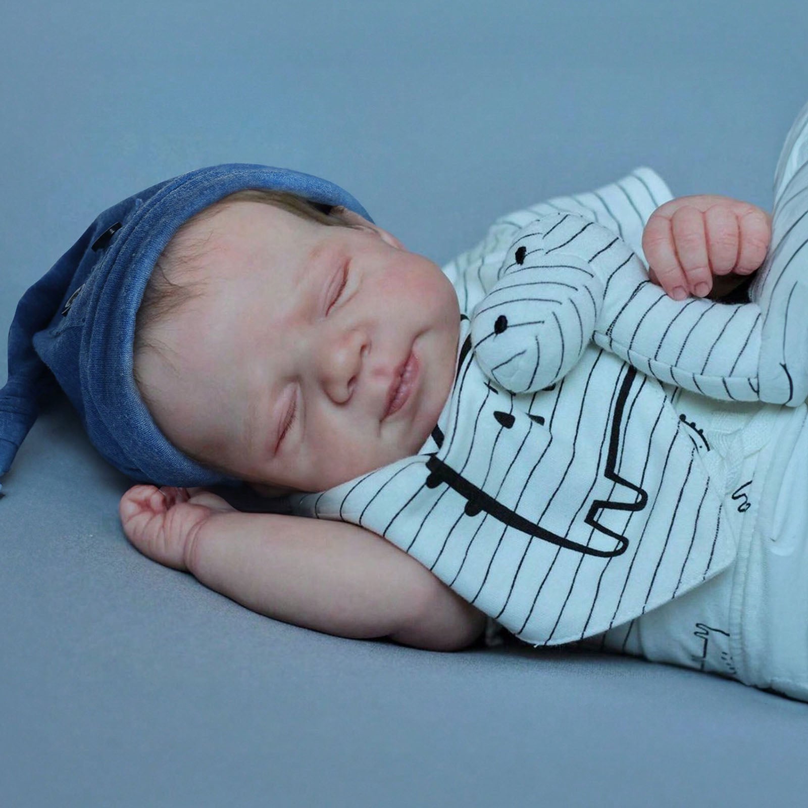12"&16" Flexible Solid Platinum Liquid Full Silicone Reborn Doll Baby Boy or Girl Oprea and Timada
