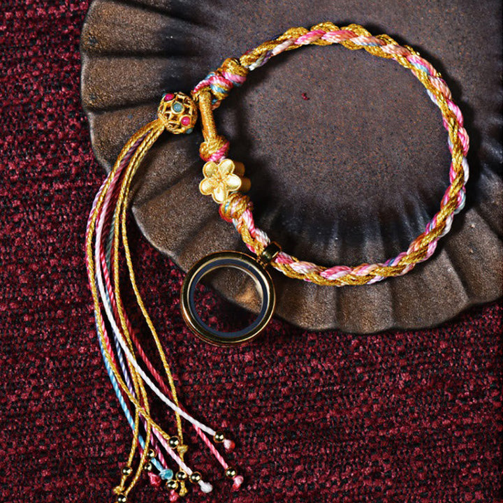 BWOOOH Tibetan Handmade Luck Colorful String Single Double Wrap Braided Bracelet | spiritual healing bracelet