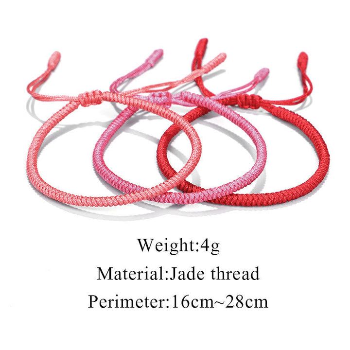 BWOOOH Tibetan 3Pcs King Kong Knot Protection Braided Bracelet | spiritual healing bracelet