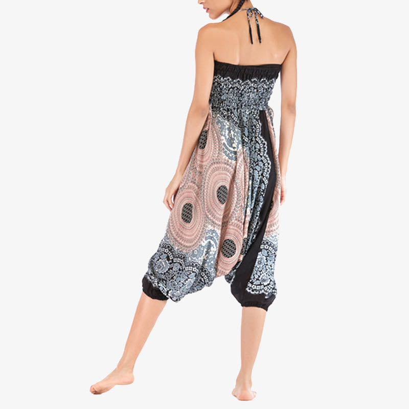 BWOOOH printed harem pants - Two Style Wear Round Geometric Pattern L