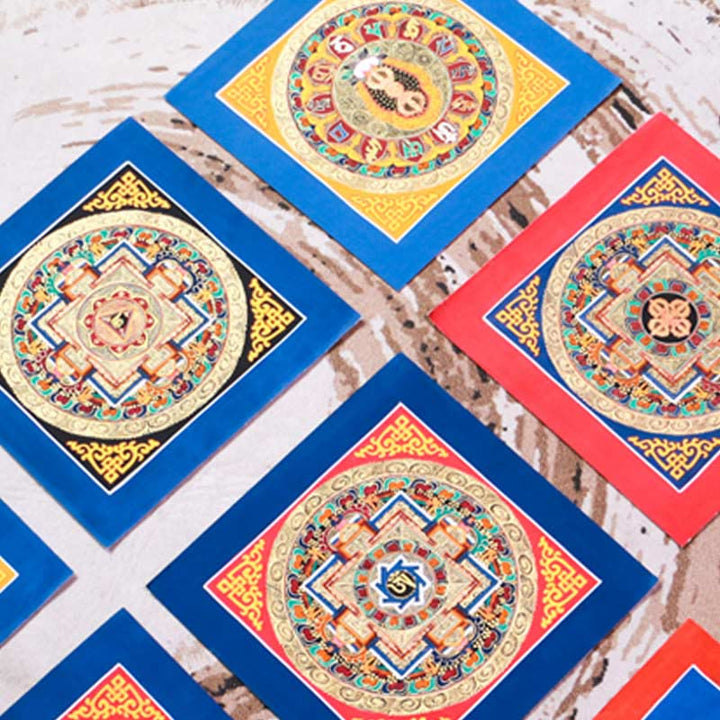 BWOOOH Tibetan thangka Buddhist painting - Tibetan Handmade Thangka Painting B