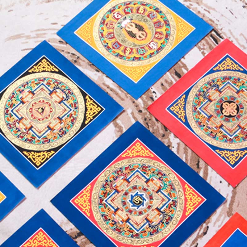 BWOOOH Tibetan thangka Buddhist painting - Tibetan Handmade Thangka Painting B