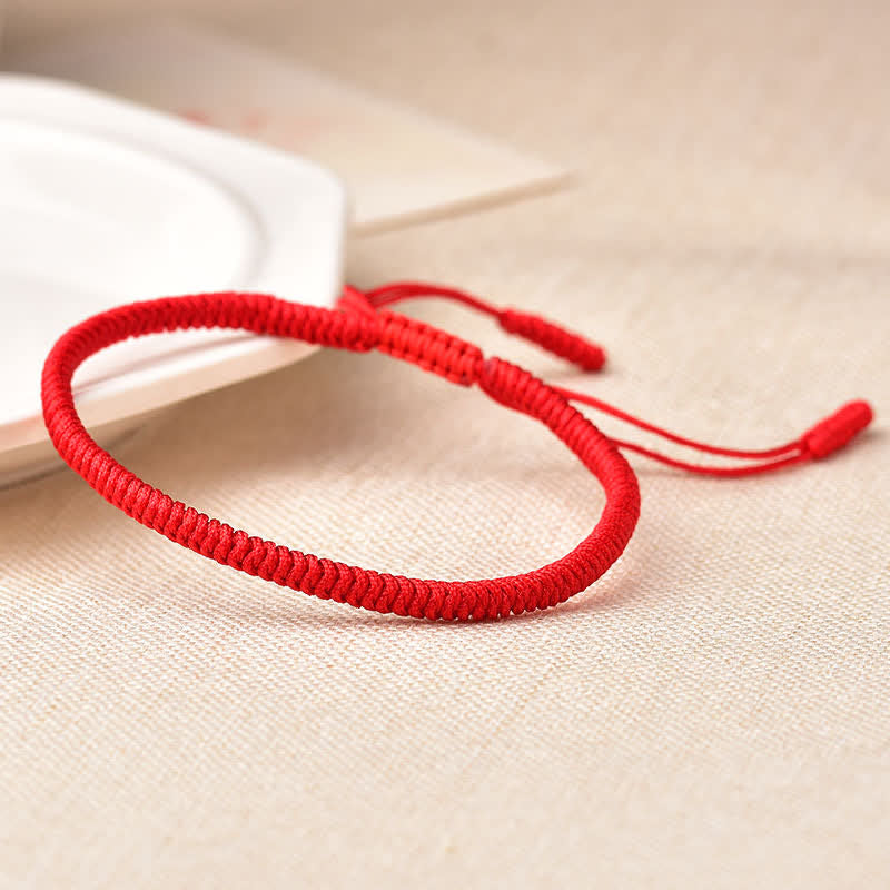 BWOOOH Tibetan Lucky 3 Combination Sets Red String Bracelet