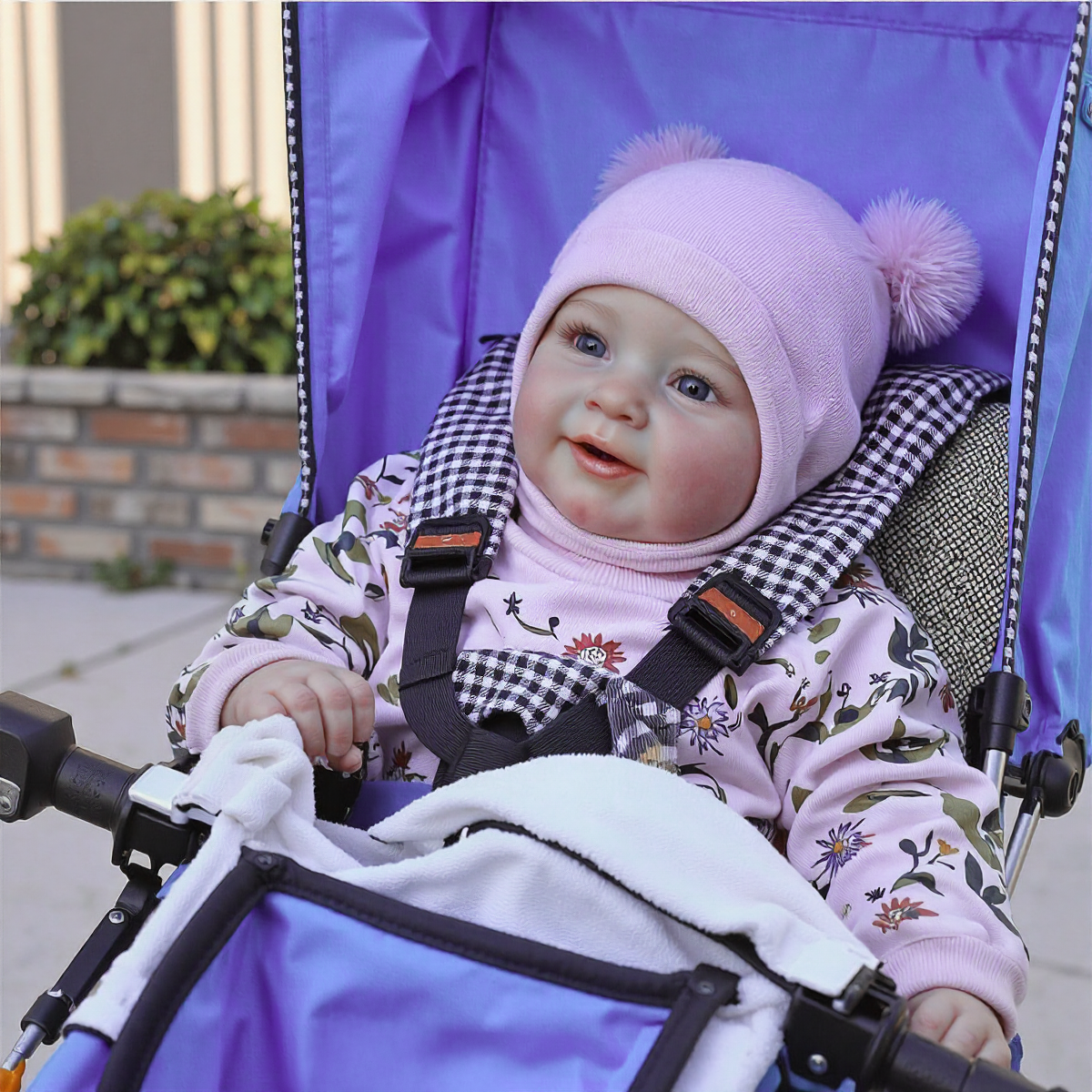 "Heartbeat" 20'' Reborn Doll Shop Hayden Awake Weighted Realistic and Lifelike Reborn Toddler Baby Girl Doll