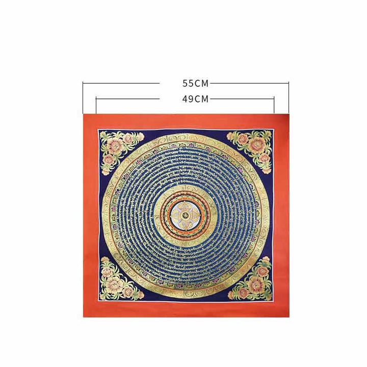 BWOOOH Tibetan Handmade Thangka Painting Spiritual Blessing Blind Box Random Color Pattern | natural stone Tibetan bracelet