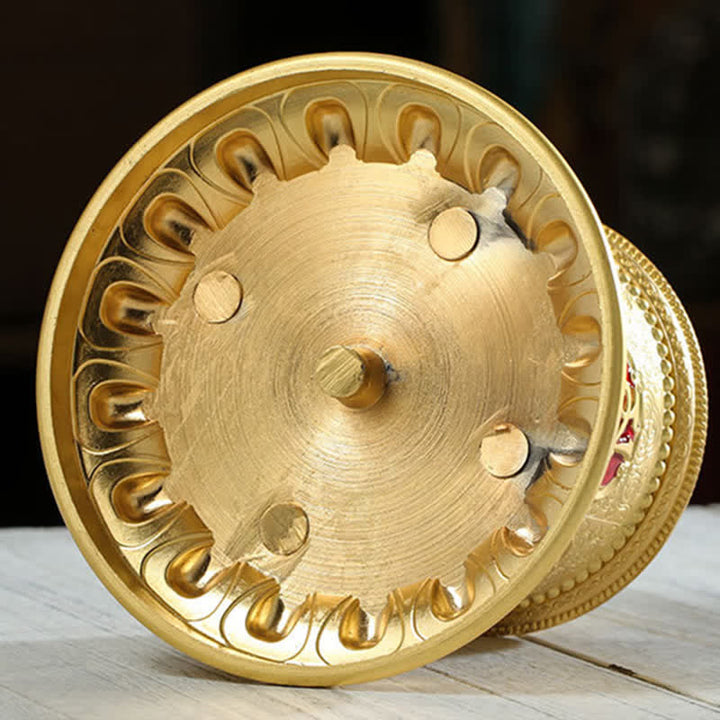 Buddha Stones Tibetan Blessing Prayer Wheel Car Decoration