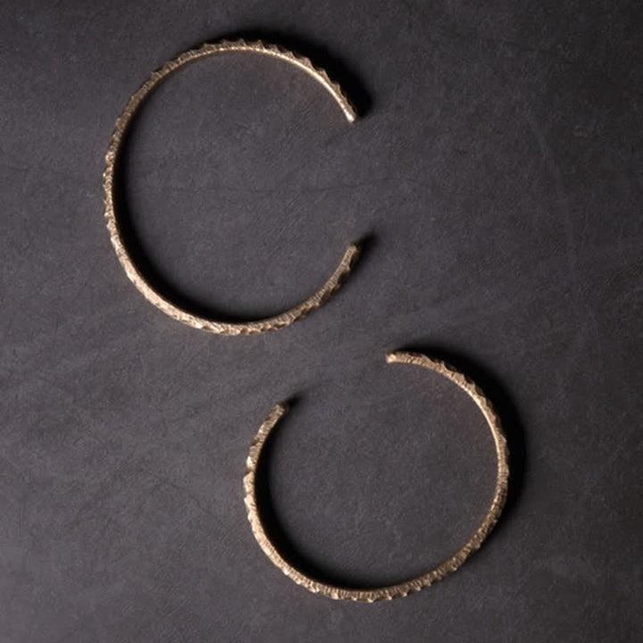 BWOOOH Simple Design Copper Wealth Cuff Bracelet