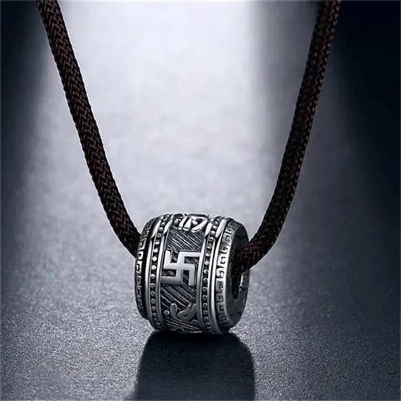BWOOOH Tibet Om Mani Padme Hum Protection Necklace Pendant