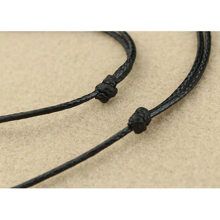 BWOOOH Tibet Turquoise Bead Marquise Pattern Protection Strength Necklace