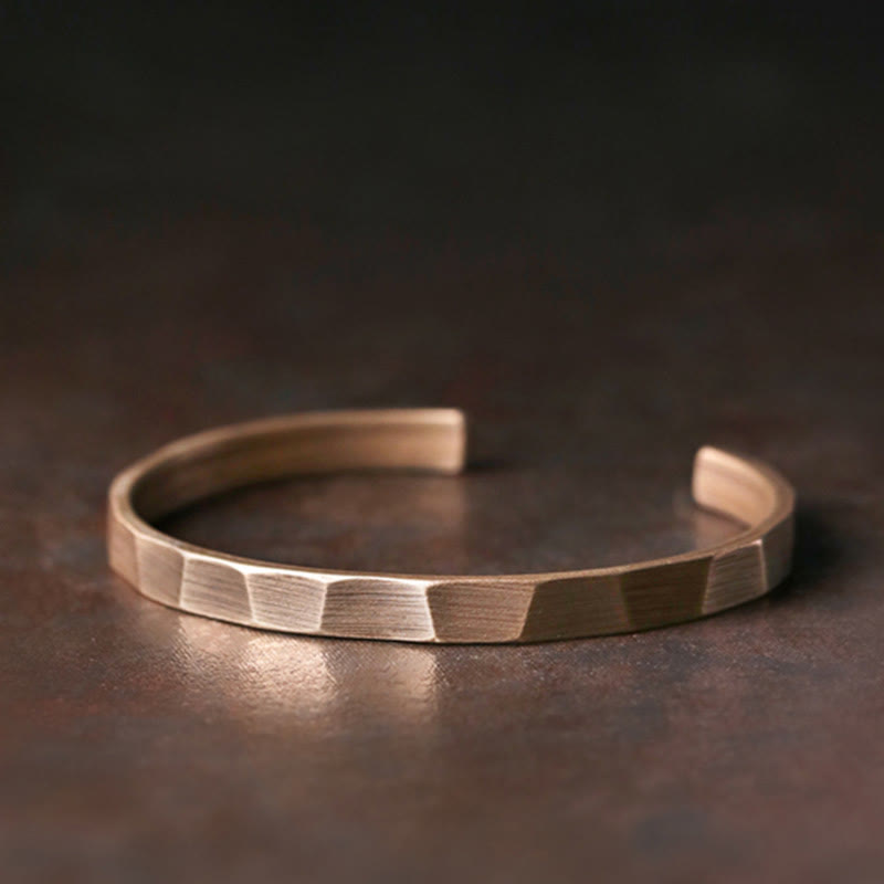 BWOOOH Vintage Rustic Design Copper Wealth Adjustable Cuff Bracelet | spiritual healing bracelet
