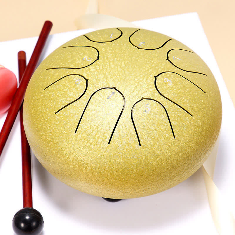 Buddha Stones Steel Tongue Drum Sound Healing Meditation Yoga Drum Kit