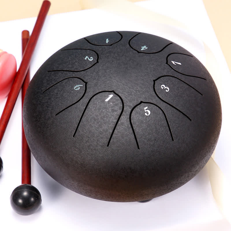 Buddha Stones Steel Tongue Drum Sound Healing Meditation Yoga Drum Kit