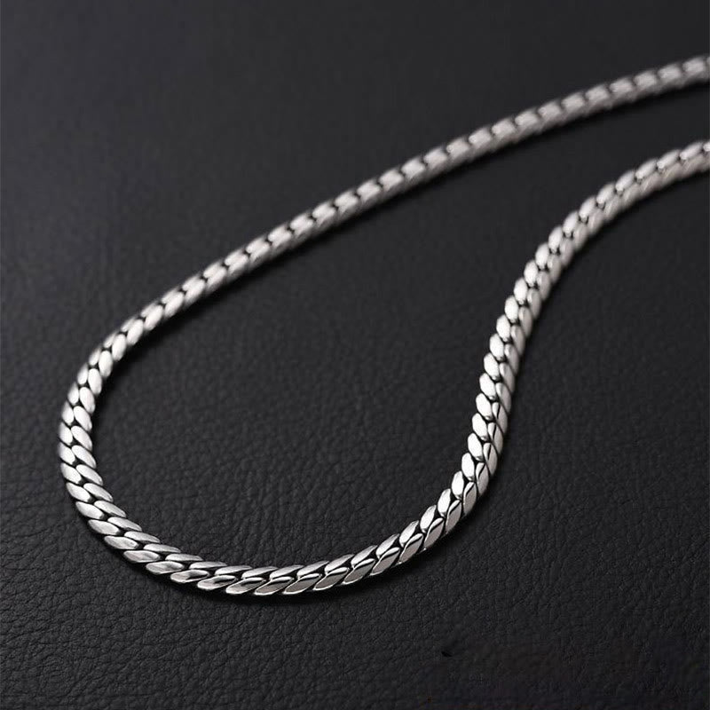 BWOOOH Double Dorje Vajra Strength Punk Copper Chain Bracelet Necklace