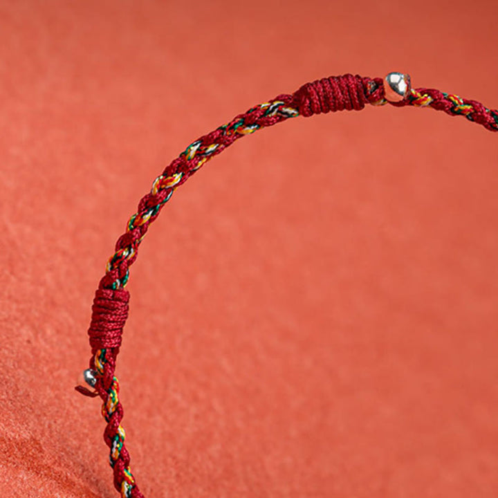 BWOOOH Tibet Handmade Multicolored Bamboo Protection Braided String Bracelet