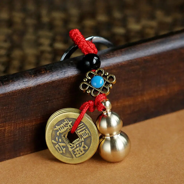 BWOOOH Feng Shui Copper Healing Luck Keychain Decoration