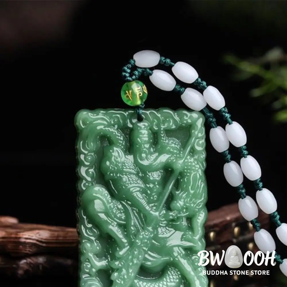 FengShui Lord Guan Protection Necklace Pendant (Extra 30% Off | USE CODE: FS30) - BWOOOH - Necklaces &amp; Pendants