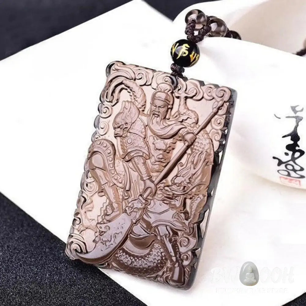 FengShui Lord Guan Protection Necklace Pendant (Extra 30% Off | USE CODE: FS30) - BWOOOH - Necklaces &amp; Pendants