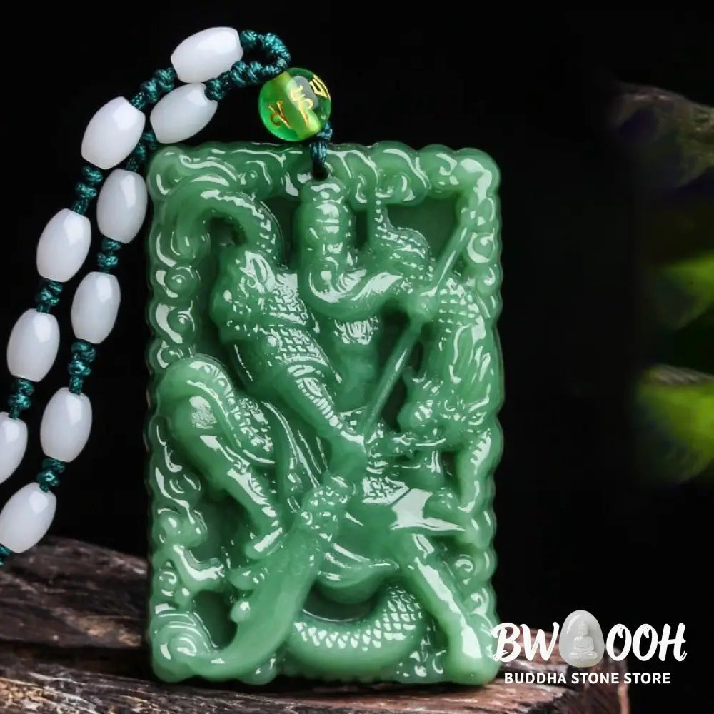 FengShui Lord Guan Protection Necklace Pendant (Extra 30% Off | USE CODE: FS30) - BWOOOH - Necklaces &amp; Pendants