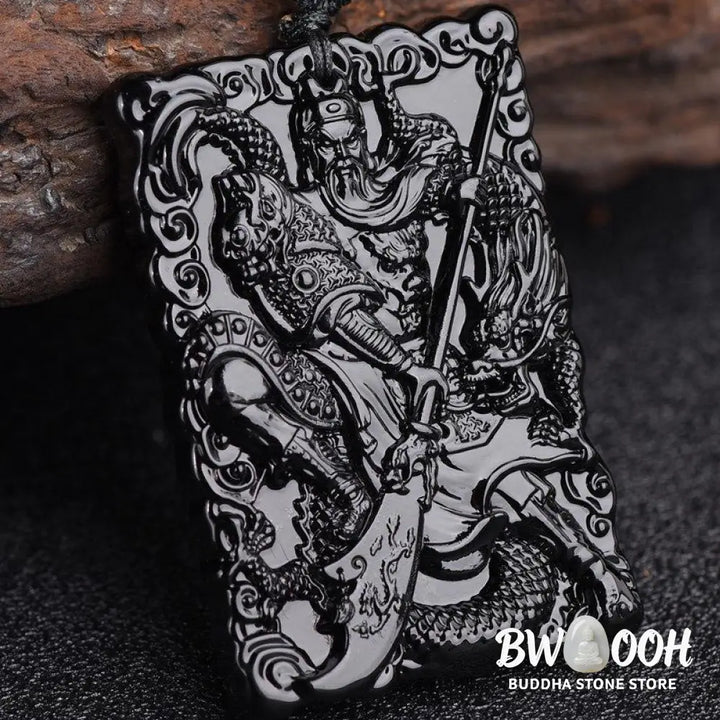 FengShui Lord Guan Protection Necklace Pendant (Extra 30% Off | USE CODE: FS30) - BWOOOH - Necklaces &amp; Pendants