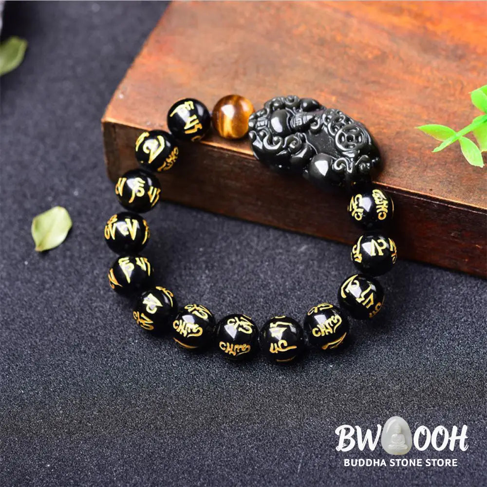 FengShui PiXiu Obsidian Wealth Bracelet - Bracelet
