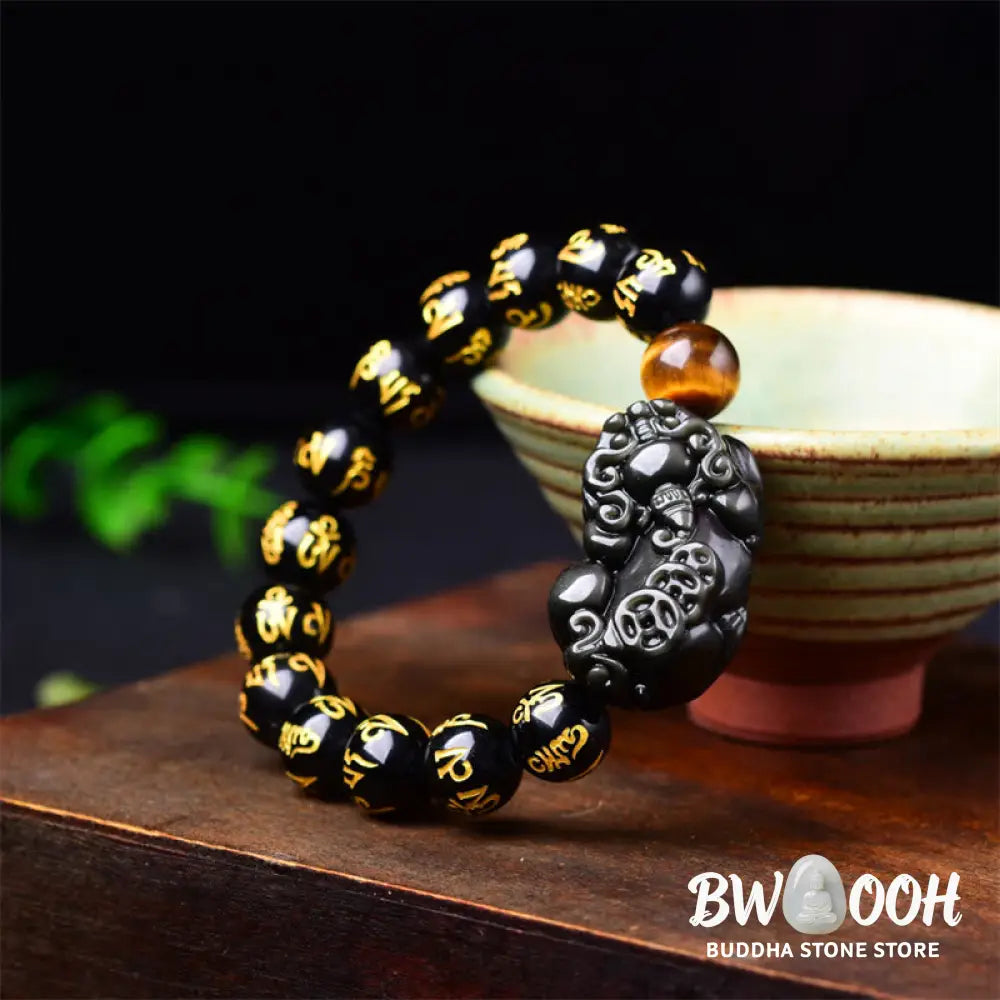 FengShui PiXiu Obsidian Wealth Bracelet - Bracelet