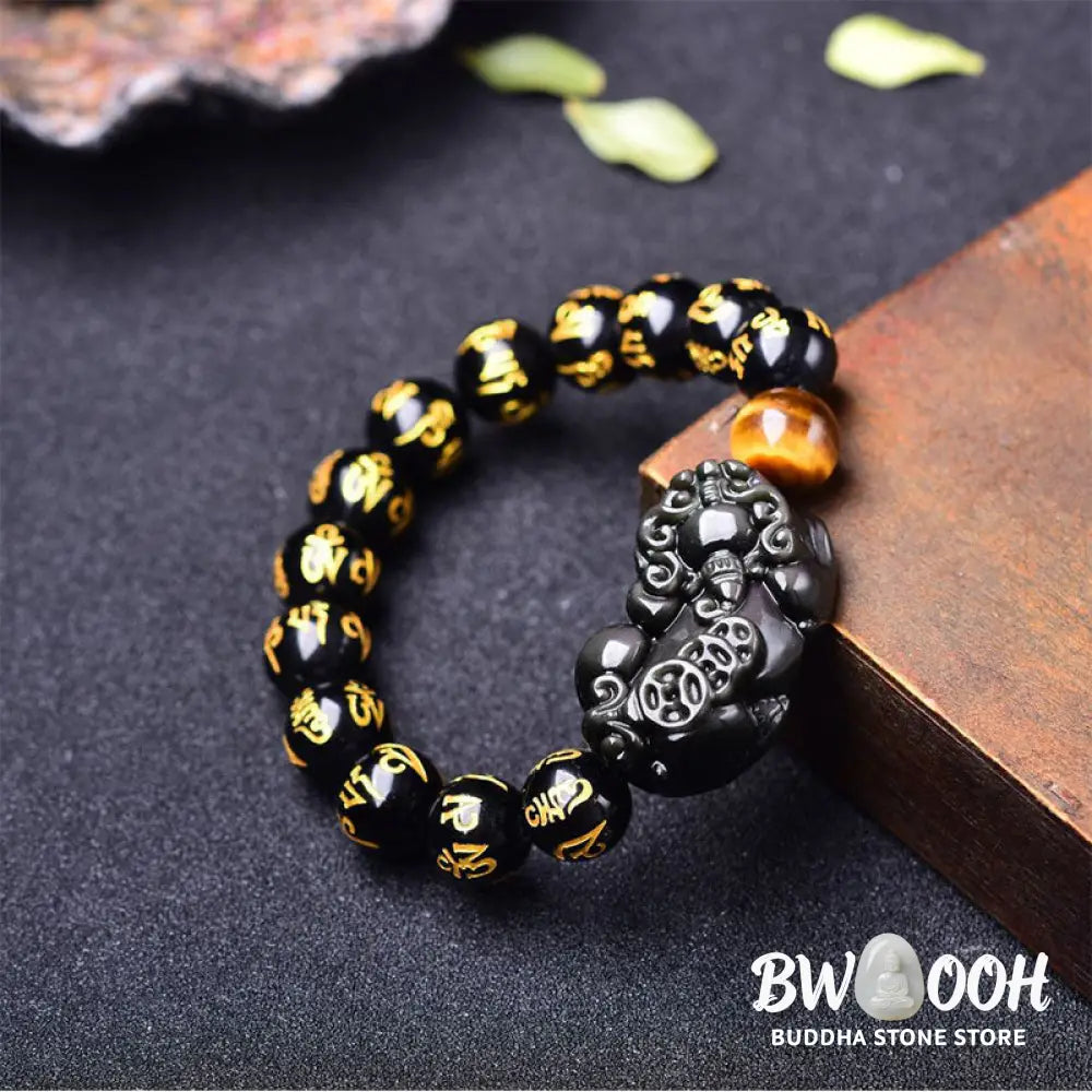 FengShui PiXiu Obsidian Wealth Bracelet - Bracelet
