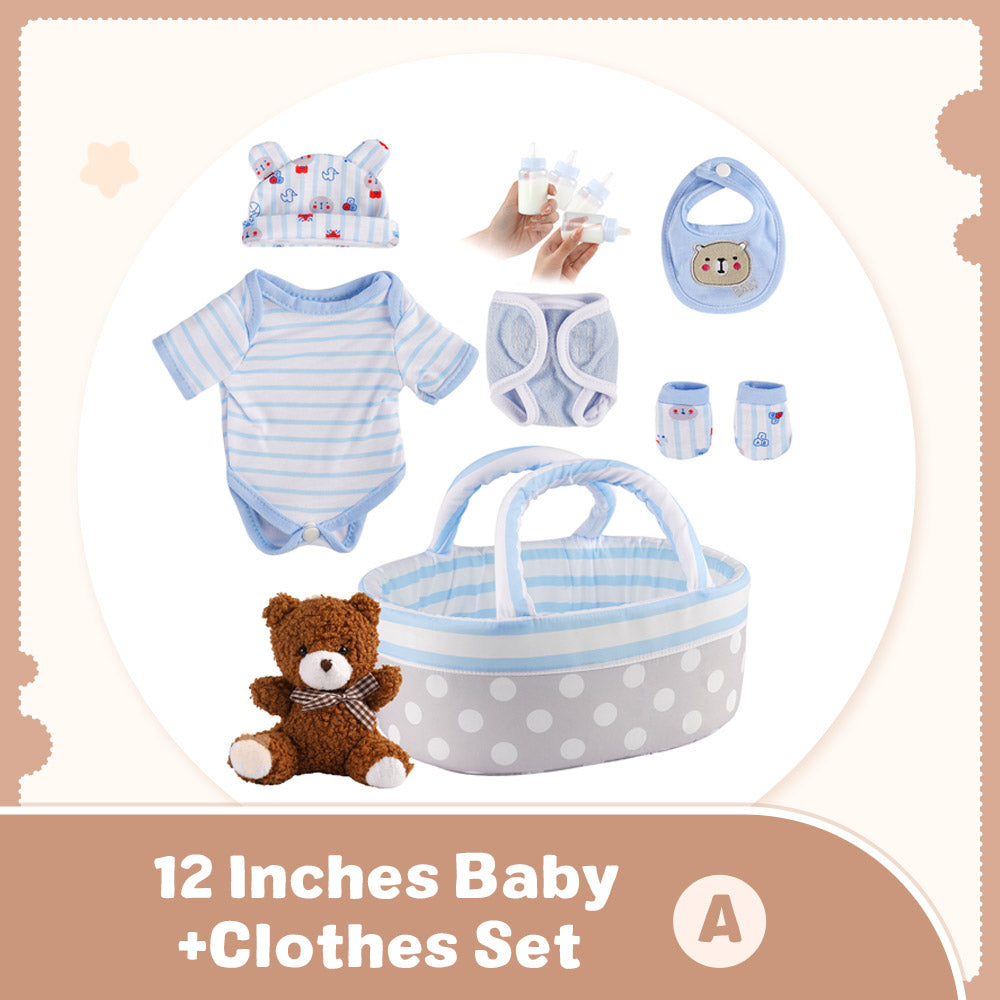 Super Real 12"&16" Full Silicone Black Boy Lionel with Chubby Face and Flexible Limbs