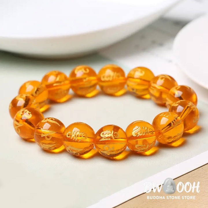 FREE Today: Open The Mind Tibet White Crystal Black Onyx Om Mani Padme Hum Meditation Bracelet - FREE