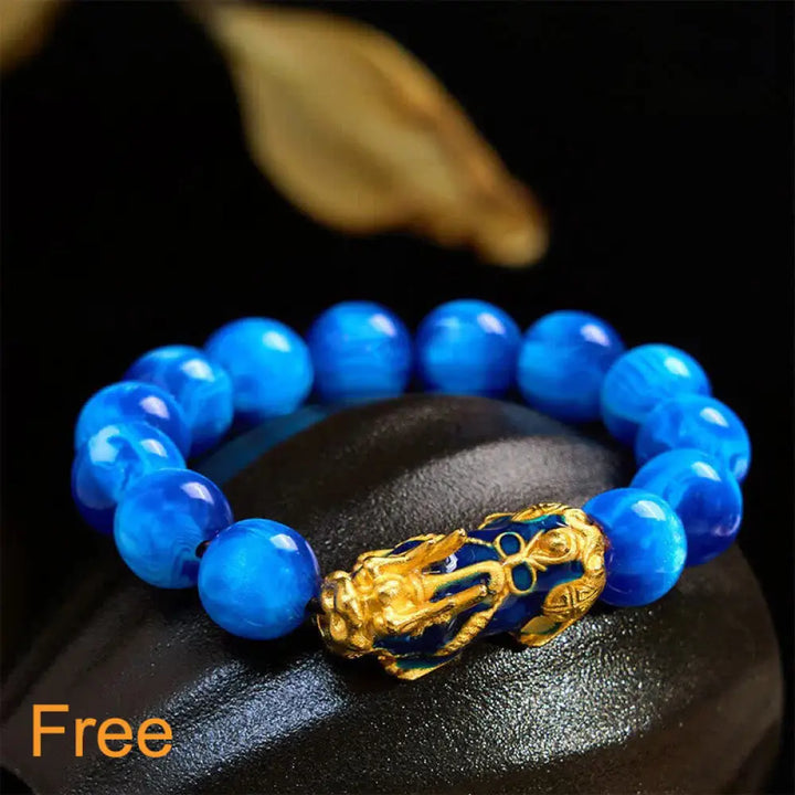 FREE Today: Prosperity and Healing Colorful Sea Willow Color Change PiXiu Bracelet - FREE