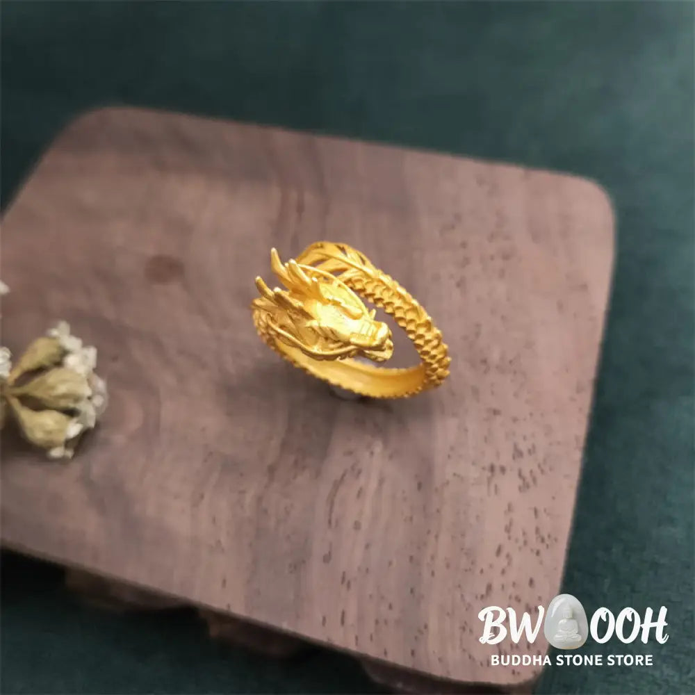 FREE Today: Protection Dragon Strength Adjustable Copper Ring - BWOOOH - Dragon(Protection♥Success) - Ring
