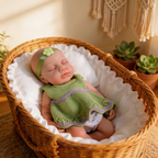 12-inch Rebirth Doll Emma - All Silicone Material, Taiwanese Acrylic Eyes, Realistic Baby Experience