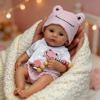 Emma's Dream 12-inch All-Silicone Rebirth Doll - Extendable Limbs Realistic Baby Doll