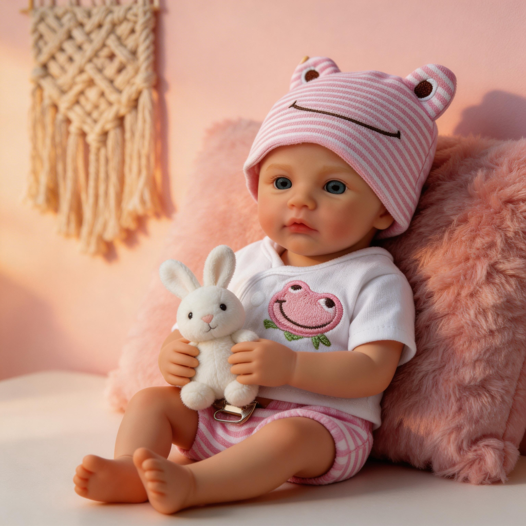 Emma's Dream 12-inch All-Silicone Rebirth Doll - Extendable Limbs Realistic Baby Doll