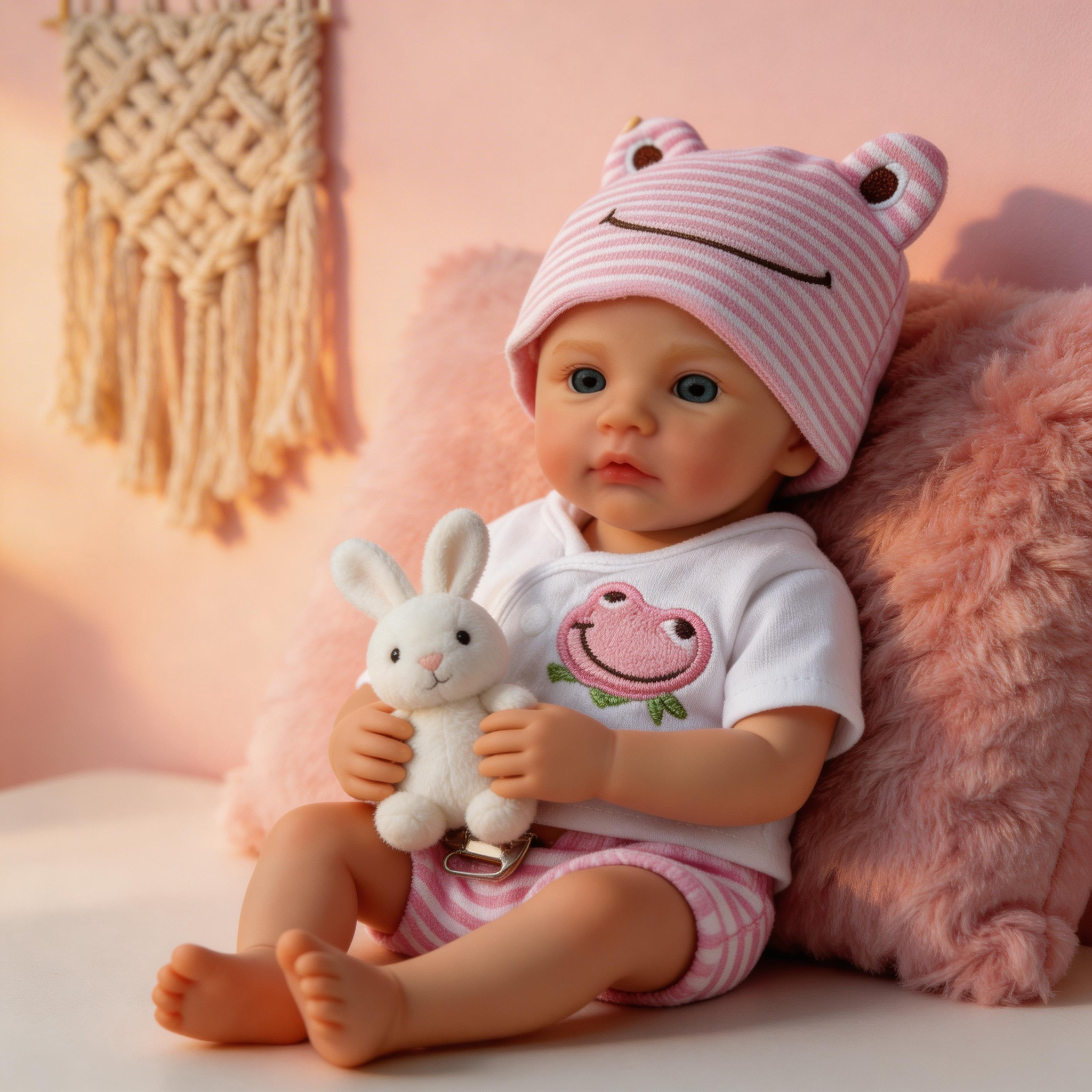 Emma's Dream 12-inch All-Silicone Rebirth Doll - Extendable Limbs Realistic Baby Doll