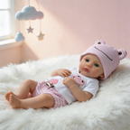 Emma's Dream 12-inch All-Silicone Rebirth Doll - Extendable Limbs Realistic Baby Doll