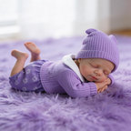LullabyLove 12-inch Solid Silicone Reborn Baby - Bathable, Flexible Limbs, Realistic Eye Material, Authentic Texture, Sleep Companion Doll