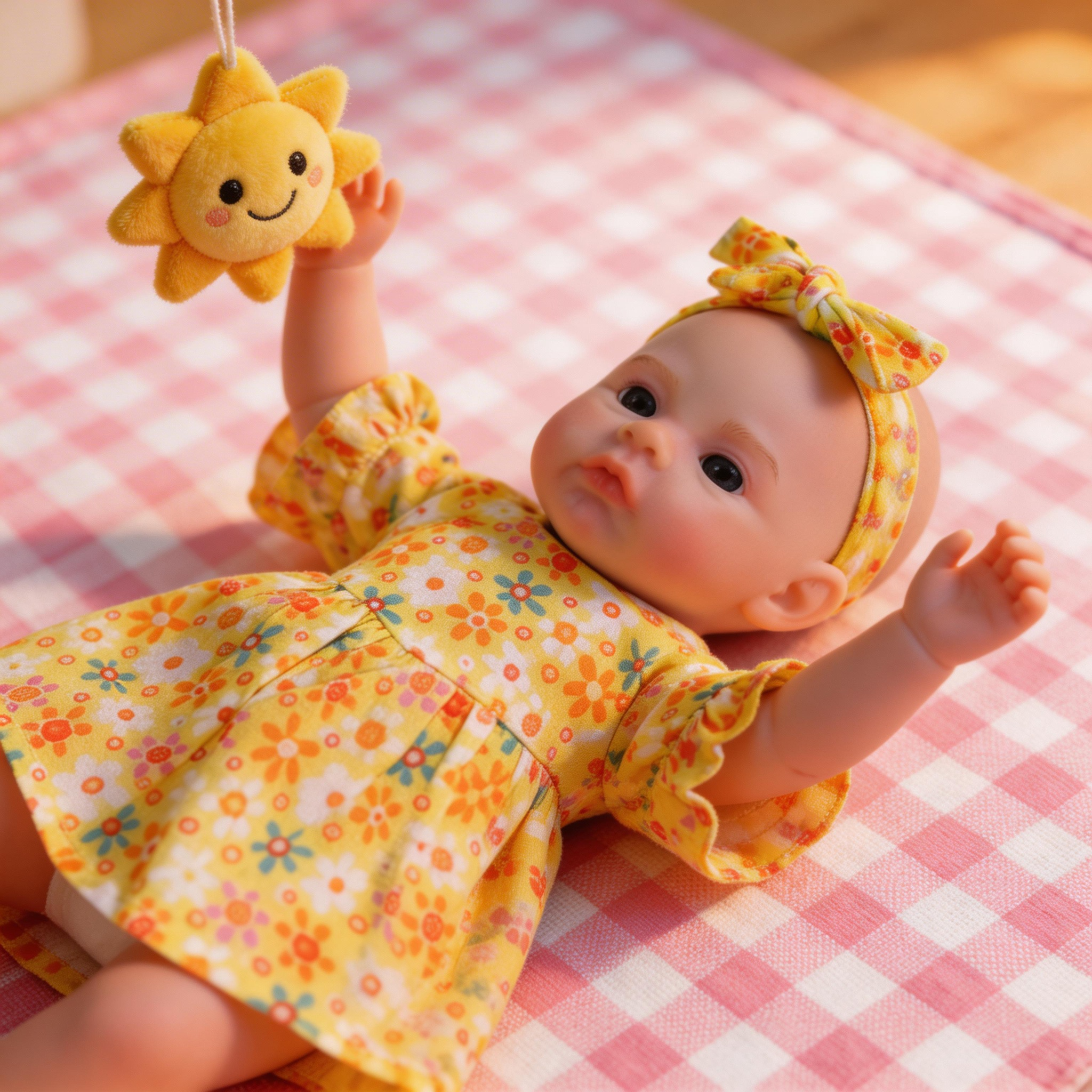 NurtureBaby 12-inch All-Silicone Rebirth Comfort Doll - Washable, bouncy limbs, Taiwanese acrylic lively sleeping eyes, 1kg realistic touch-sensitive early childhood education toy