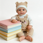Washable All-Solid Silicone Rebirth Doll - 12-inch Gentle Angel Olivia