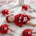 Emma 20-inch Solid Silicone Rebirth Doll: Ultra-realistic Touch, Water-safe Simulation Baby