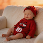 Emma 20-inch Solid Silicone Rebirth Doll: Ultra-realistic Touch, Water-safe Simulation Baby