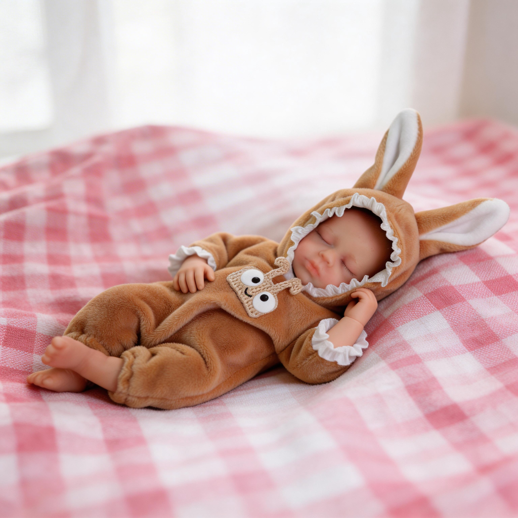 6-inch Realistic Rebirth Doll - Gentle Little Princess Zoe: A heartwarming and comforting doll made entirely of solid silicone and submerged in water.