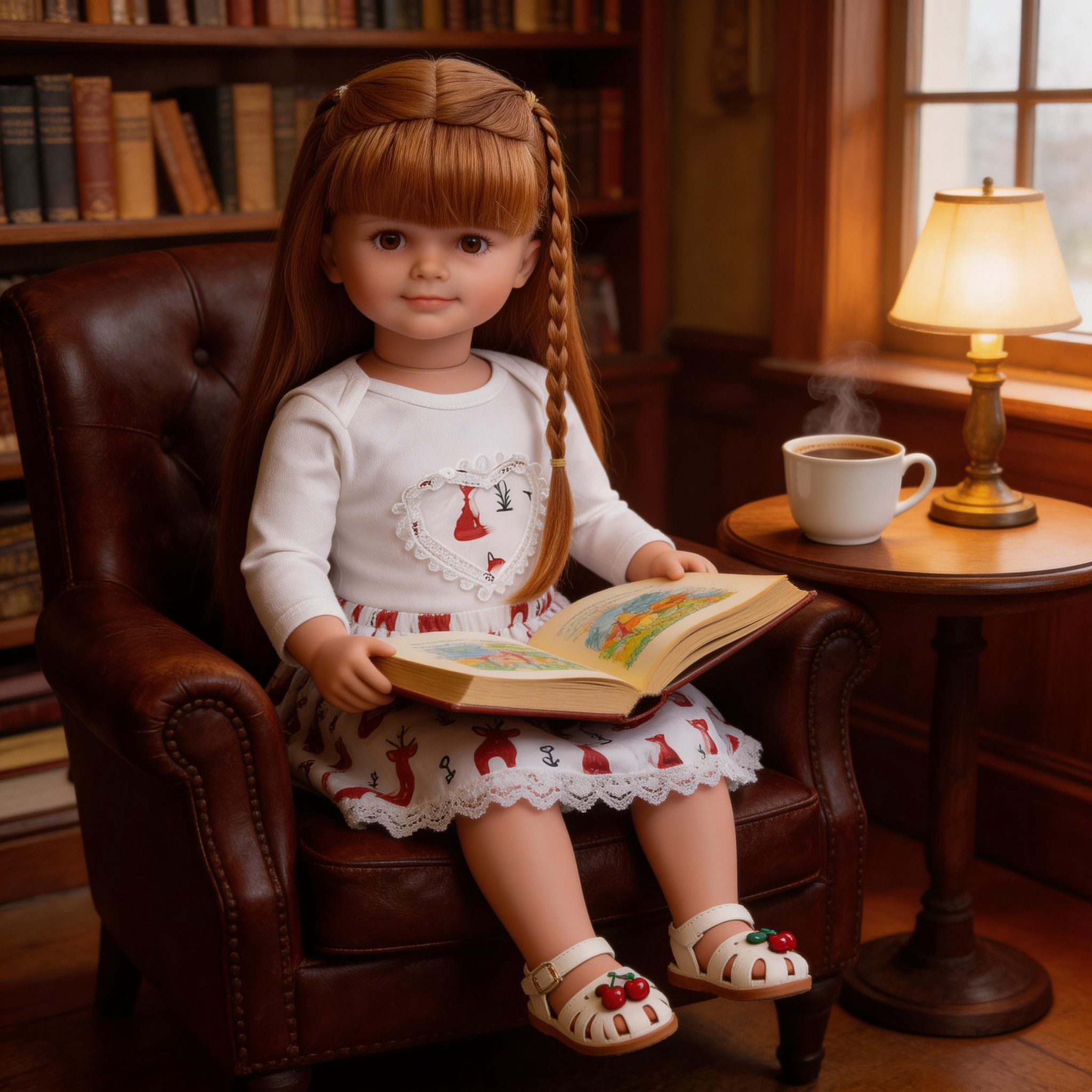 32-inch All-Silicone Rebirth Doll - Cute Emma Style, Full Body Soft Silicone, Movable, Water-Cleanable, Realistic Baby Companion Toy