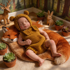 Olivia Angel 18-inch solid silicone rebirth doll - supports full-body bathing, features stretchable limbs, and is a realistic newborn companion toy.